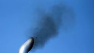 A truck engine is tested for pollution exiting its exhaust pipe near the Mexican-U.S. border in Otay Mesa, California September 10, 2013. REUTERS/Mike Blake/