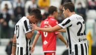 Juventus' Federico Chiesa looks on as Paulo Dybala is substituted after sustaining an injury REUTERS/Massimo Pinca