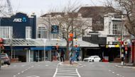 A normally busy road is deserted during a lockdown to curb the spread of a coronavirus disease (COVID-19) outbreak in Auckland, New Zealand, August 26, 2021. REUTERS/Fiona Goodall