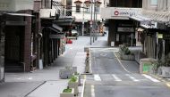 The normally bustling High Street in Auckland’s CBD is largely deserted during a lockdown to curb the spread of a coronavirus disease (COVID-19) outbreak, in Auckland, New Zealand, August 26, 2021. REUTERS/Fiona Goodall/File Photo