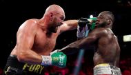 Tyson Fury in action against Deontay Wilder Reuters/Steve Marcus 