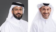 Sheikh Faisal bin Thani Al Thani (left), Chairman of Ooredoo and Aziz Aluthman Fakhroo, Managing Director and CEO of Ooredoo