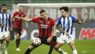 AC Milan's Rade Krunic in action with FC Porto's Vitinha REUTERS/Alessandro Garofalo
