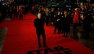 British actor Ewan McGregor poses as he arrives for the UK premiere of the Star Wars film 