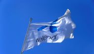 Telenor flag flutters next to the company's headquarters in Fornebu, Norway, June 1, 2017. REUTERS/Ints Kalnins/File Photo