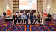 Sitting from left to right : Keira Shillinglaw (ANZIQ), Rochelle Copeland (ANZIQ), Master of Ceremony Chelsea Bosenberg, Australian Ambassador HE Jonathan Muir, Australian Head of Mission HE Lachlan Mcleod, Yara Solenthaler and Alessandra Falco, Safeer International School.
Standing left to right : Asif Rahmany Deputy President EAQC and Tamer Naguib, President EAQC