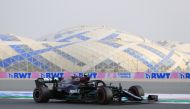 Mercedes' Valtteri Bottas during practice (REUTERS/Thaier Al-Sudani)