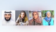 FROM LEFT: Mohammed Al Janahi, Aziza Chaouni, Farah Al Taweel and Rana Dajani
