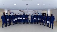 Participant of courses during the graduation ceremony.
