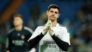 Real Madrid's Thibaut Courtois during the warm up before the match REUTERS/Juan Medina/File Photo
