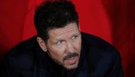 Atletico Madrid coach Diego Simeone during the match REUTERS/Jon Nazca/File Photo