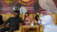 Vice-President of Nigeria H E Yemi Osinbajo and Ambassador of Qatar to Nigeria Dr. Ali Ghanem Ali Al Fhaid Al Hajri at the Qatar International Falconry & Hunting Festival.