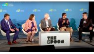 Qatari entrepreneur Khalid Aboujassoum (second right) taking part in a discussion at the CES Food Tech Conference in Las Vegas, Nevada, US.
