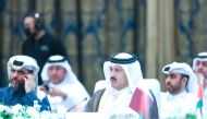 Undersecretary of the Ministry of Commerce and Industry (MoCI) H E Sultan bin Rashid Al Khater and Qatari delegation attending the Future Minerals Forum taking place in Riyadh, Saudi Arabia.