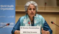 World Health Organization (WHO) Chief Scientist Soumya Swaminathan. Fabrice Coffrini/Pool via REUTERS

