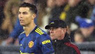 Manchester United's Cristiano Ronaldo alongside interim manager Ralf Rangnick Action Images via Reuters/Carl Recine