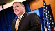 US Secretary of State Mike Pompeo gives a news conference about dealings with China and Iran, and on the fight against the coronavirus disease pandemic, in Washington, U.S., June 24, 2020. Mangel Ngan/Pool via Reuters/File Photo