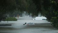 Flooded scenes at Rocklea on Brisbane's Southside, Queensland, Australia, February 27, 2022. AAP Image/Jason O'Brien via Reuters 