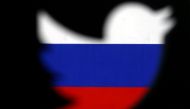 FILE PHOTO: A 3D-printed Twitter logo displayed in front of Russian flag is seen in this illustration picture, October 27, 2017. REUTERS/Dado Ruvic/Illustration/File Photo
