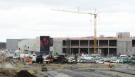 A general view shows the construction site of Tesla's electric car factory in Gruenheide, near Berlin, Germany, March 4, 2022. REUTERS/Annegret Hilse