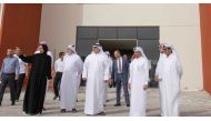 President of Ashghal Dr. Eng. Saad bin Ahmed Al Mohannadi during an inspection visit to the Qatar Schools Development Project (Package 1) in Rawdat Al Hamama area.