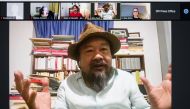 Rithy Panh at Qumra 2021 press briefing.