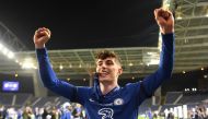 FILE PHOTO: May 29, 2021 Chelsea's Kai Havertz celebrates after winning the Champions League Pool via REUTERS/David Ramos

