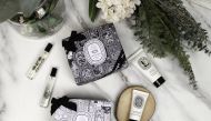 The new amenity range consists of Diptyque branded bags as well as gift boxes.