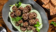 Lamb Meatballs With Sumac and Feta. Photo by Rey Lopez for The Washington Post.