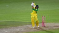 Australia's Ashton Agar in action Dan Mullan/Pool via REUTERS

