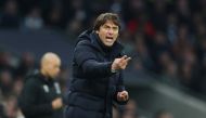 Tottenham Hotspur manager Antonio Conte during Premier League match against West Ham United - Tottenham Hotspur Stadium, London, Britain - March 20, 2022 Action Images via Reuters/Paul Childs