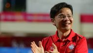 Singapore Minister Lawrence Wong seen in this picture at the Southeast Asian Games in 2015. Singapore SEA Games Organising Committee via Reuters/File Photo