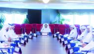 Minister of State for Energy Affairs H E Saad bin Sherida Al Kaabi chairing the meeting.
