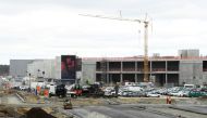 A general view shows the construction site of Tesla's electric car factory in Gruenheide, near Berlin, Germany, March 4, 2022. REUTERS/Annegret Hilse/File Photo