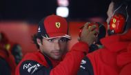 Ferrari's Carlos Sainz Jr. before practice Reuters/Guglielmo Mangiapane