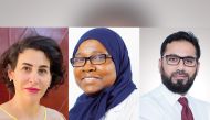 From left: Dr. Sazgar Hamad, Dr. Zainab Imam and Dr. Ovais Wadoo