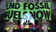 File photo of a Extinction Rebellion protest in UK 