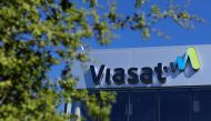 FILE PHOTO: Viasat offices are shown at the company's headquarters in Carlsbad, California, U.S. March 9, 2022. Picture taken March 9, 2022. REUTERS/Mike Blake/File Photo
