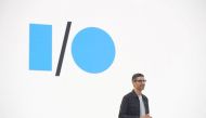 Alphabet Inc and Google Chief Executive Sundar Pichai speaks at Google's annual I/O developer conference at the Shoreline Amphitheater in Mountain View, California, U.S., May 11, 2022. Google/Handout via REUTERS


