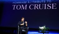The 75th Cannes Film Festival -  Tom Cruise speaks. REUTERS/Eric Gaillard

