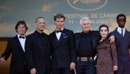 Cannes, France, May 25, 2022. Director Baz Luhrmann, Priscilla Presley, cast members Tom Hanks, Austin Butler, and Alton Mason pose. REUTERS/Sarah Meyssonnier 