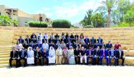 Dr. Noora Fetais with other participants of the regional conference on cyber diplomacy and governance.