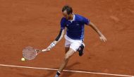 Russia's Daniil Medvedev in action during his third round match against Serbia's Miomir Kecmanovic Reuters/Yves Herman