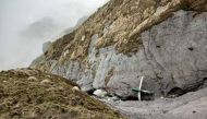 A general view of a Tara Air plane crash site during the rescue operation at Thasang, Nepal May 30, 2022. Fishtail Air Pvt Ltd Captain Nikalas Fjellgren/Handout via Reuters