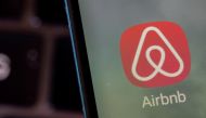 Airbnb app is seen on a smartphone in this illustration taken, February 27, 2022. REUTERS/Dado Ruvic/Illustration/File Photo