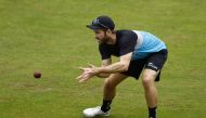 New Zealand's Kane Williamson during practice Action Images via Reuters/Andrew Boyers
