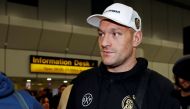 WBC Heavyweight boxing champion Tyson Fury arrives at Manchester Airport, in Manchester, Britain February 25, 2020. REUTERS/Phil Noble/File Photo