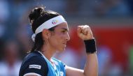 Tunisia's Ons Jabeur reacts during her semi final match against Coco Gauff of the U.S. REUTERS/Annegret Hilse