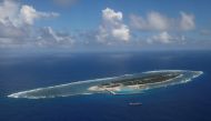 An aerial view shows of Itu Aba, which the Taiwanese call Taiping, in the South China Sea, November 29, 2016. Reuters/Fabian Hamacher/File Photo