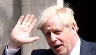 British Prime Minister Boris Johnson walks at Downing Street in London, Britain, July 6, 2022. (Reuters)